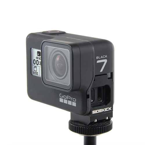 Back-Bone Sidekick mounted on GoPro Hero7 Camera
