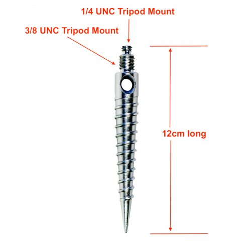 Bushman Ground Spike with dimensions