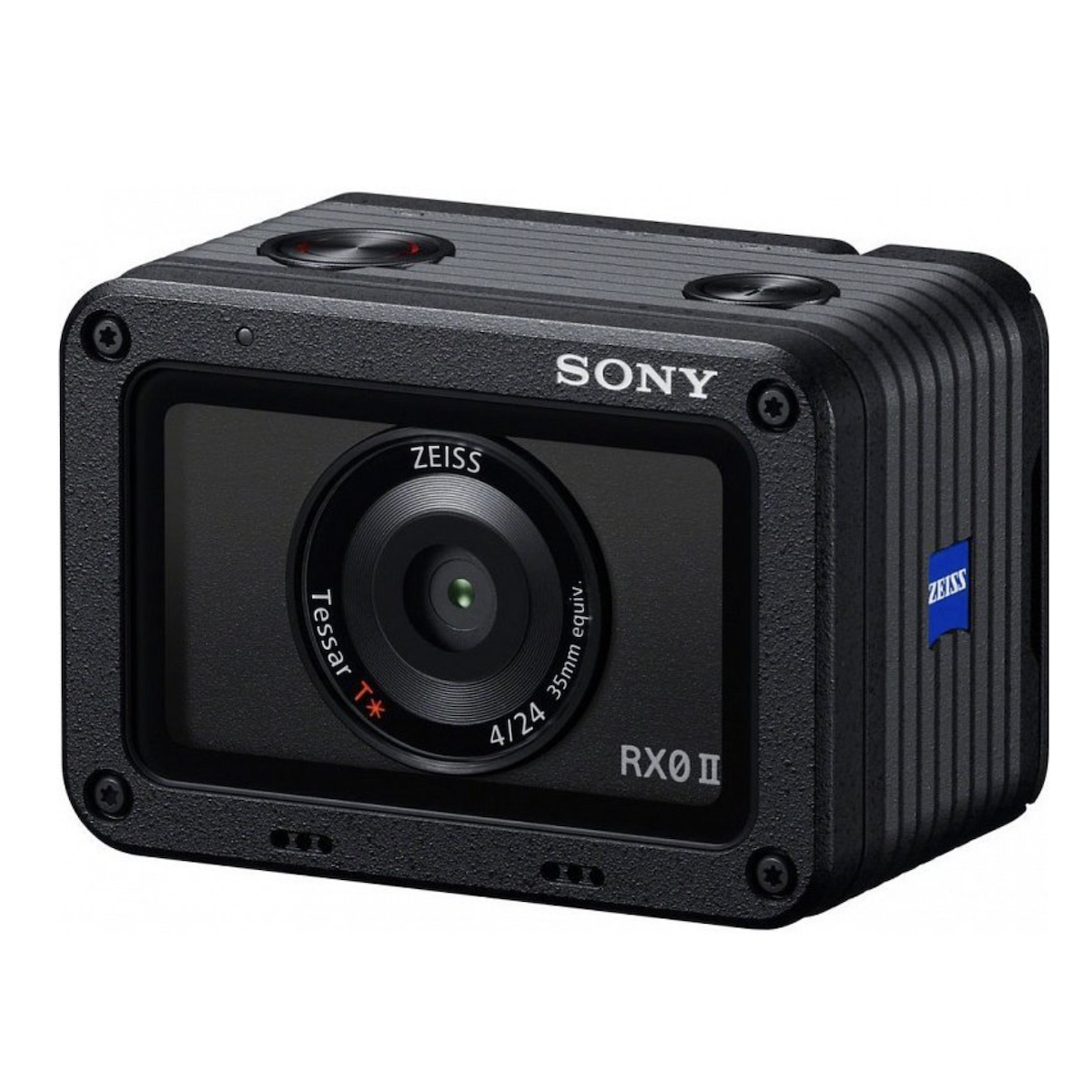 Sony DSC-RX0 II camera 3/4 view