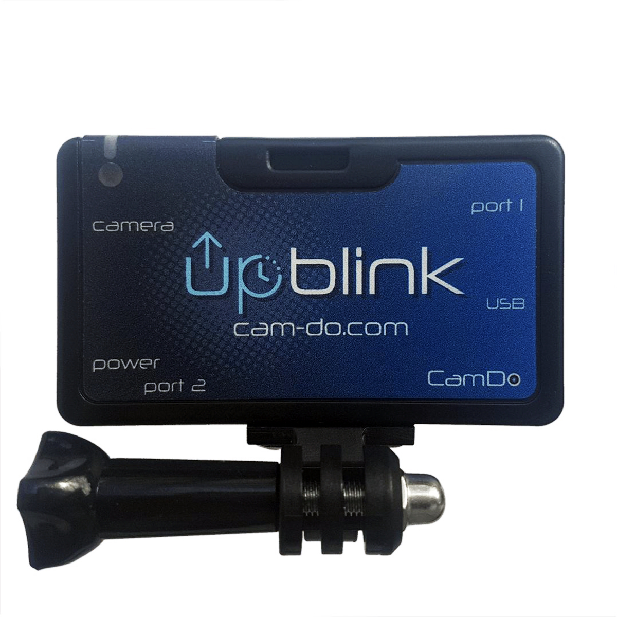 CamDo Upblink Intervalometer front view with bracket