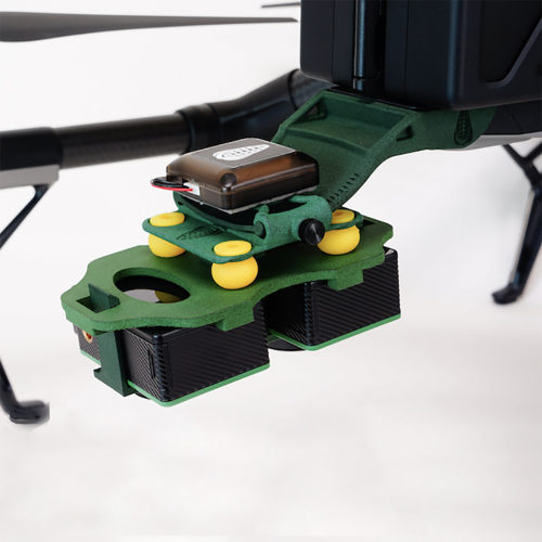 DJI Inspire 2 Dual Tilting mount on drone
