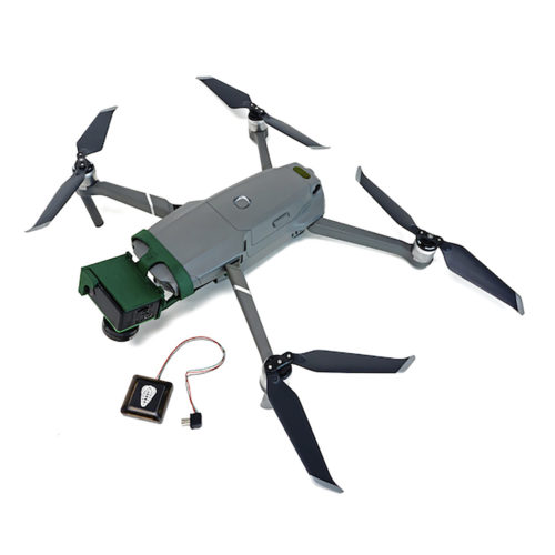 DJI Mavic 2 drone with Mapir 3 tilted mount with GPS