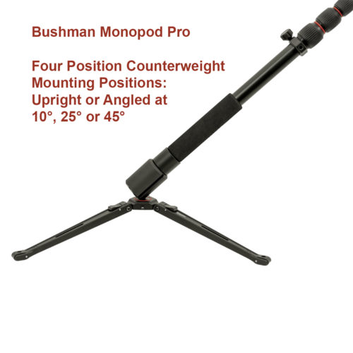 Bushman Monopod Pro Counterweight Angles Words