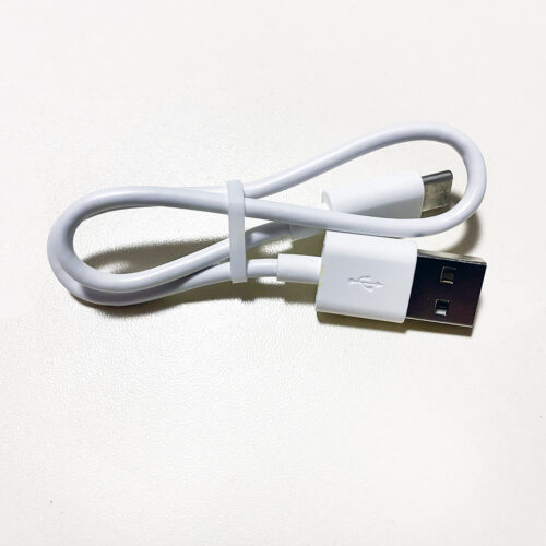 0.3m USB-A to USB-C white cable clearance