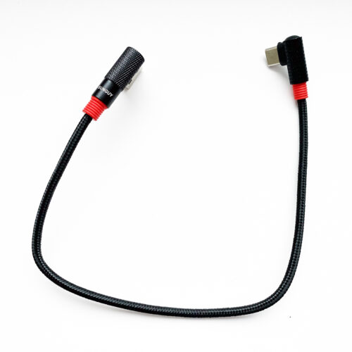 Sunguy 0.3m USB-A RC to USB-C RA cable clearance