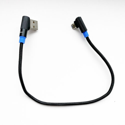 Sunguy 0.3m USB-A RC to Micro USB RA cable clearance