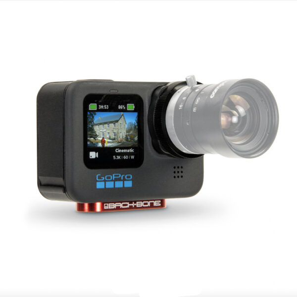 Back-Bone H11PRO camera with C-mount lens ghosted