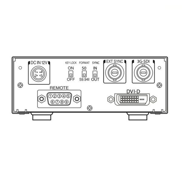 Canon IK-HD5E CCU Rear