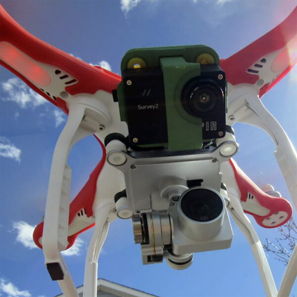 DJI Phantom 3 Pro / Adv Single Tilted Mount below view