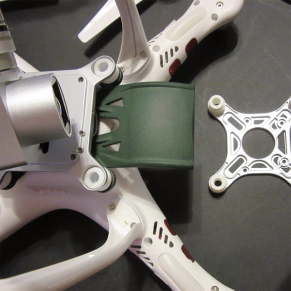 DJI Phantom 3 Pro / Adv Single Tilted Mount top view