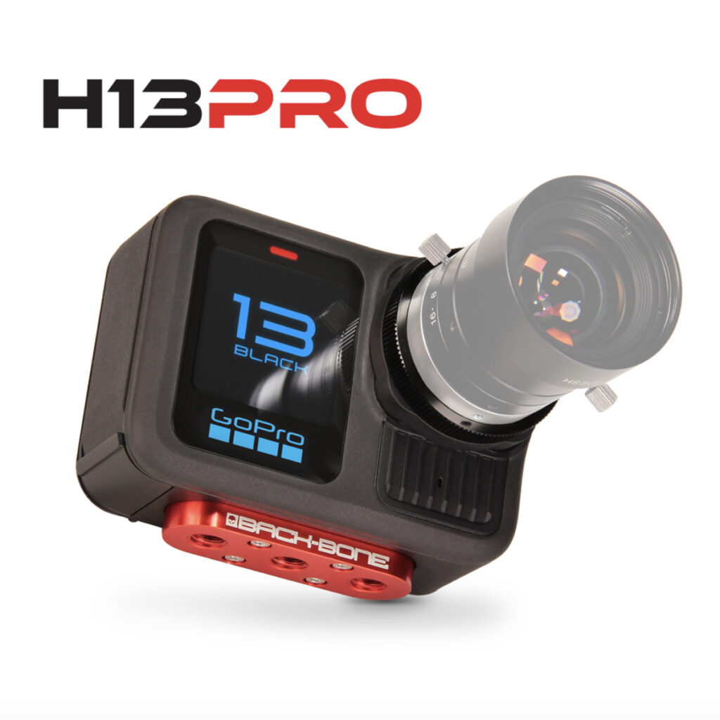 Back-Bone H13PRO camera with ghosted lens