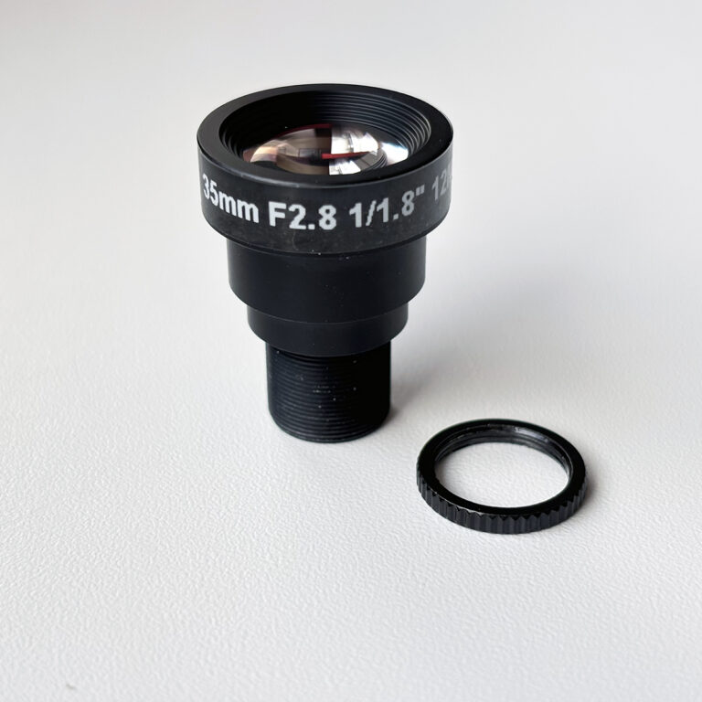 SeeSense SS-35F28M12 35mm F2.8 M12 lens with locking ring nut
